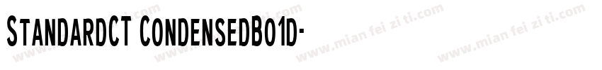 StandardCT CondensedBo1d字体转换